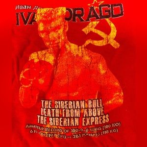 Ivan Drago, from Rocky IV, Small Dog Shirt